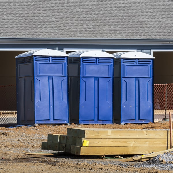 are there different sizes of portable toilets available for rent in Rice Lake